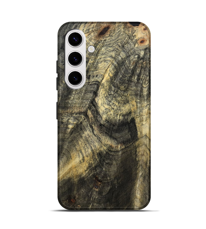 Galaxy S25 Wood Live Edge Phone Case - Memphis (Wood Burl, 799662)