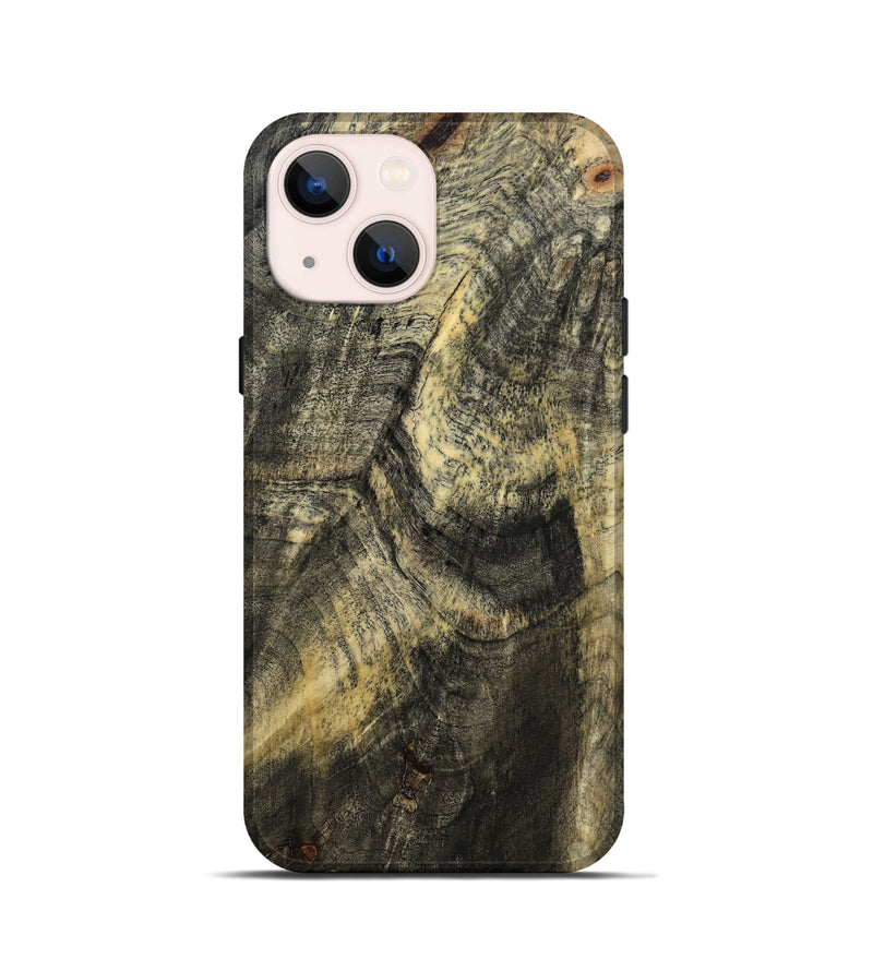 iPhone 13 mini Wood Live Edge Phone Case - Memphis (Wood Burl, 799662)