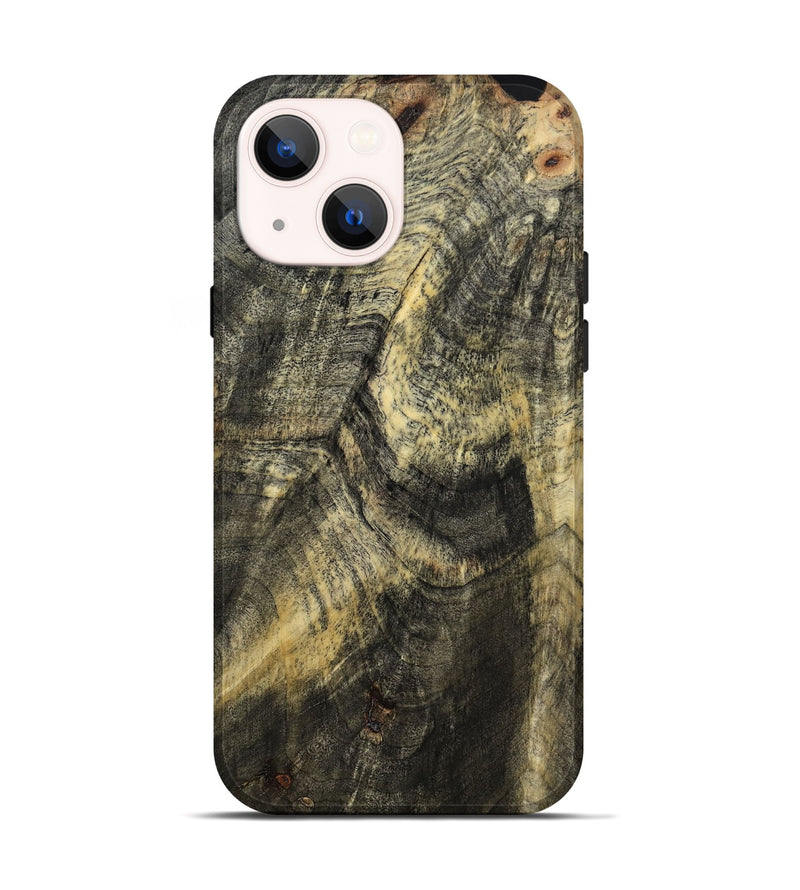 iPhone 14 Wood Live Edge Phone Case - Memphis (Wood Burl, 799662)