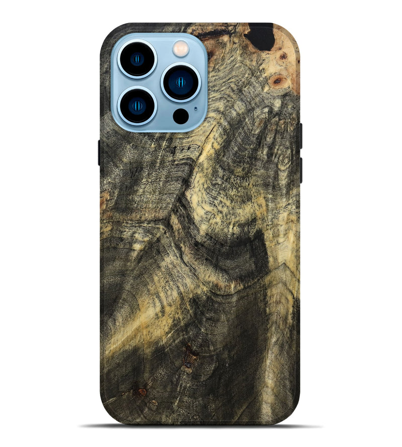 iPhone 14 Pro Max Wood Live Edge Phone Case - Memphis (Wood Burl, 799662)