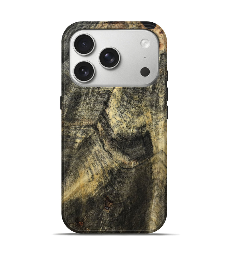 iPhone 17 Pro Wood Live Edge Phone Case - Memphis (Wood Burl, 799662)