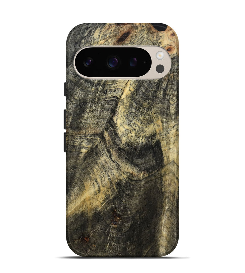Pixel 9 Wood Live Edge Phone Case - Memphis (Wood Burl, 799662)