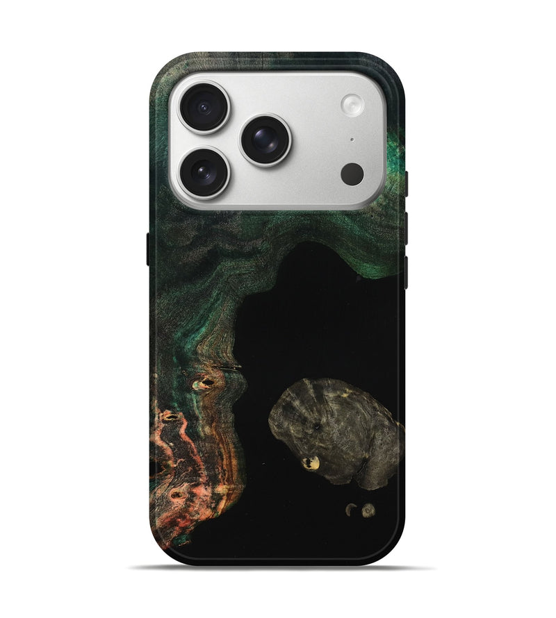 iPhone 17 Pro Wood Live Edge Phone Case - Ara (Wood Burl, 799663)