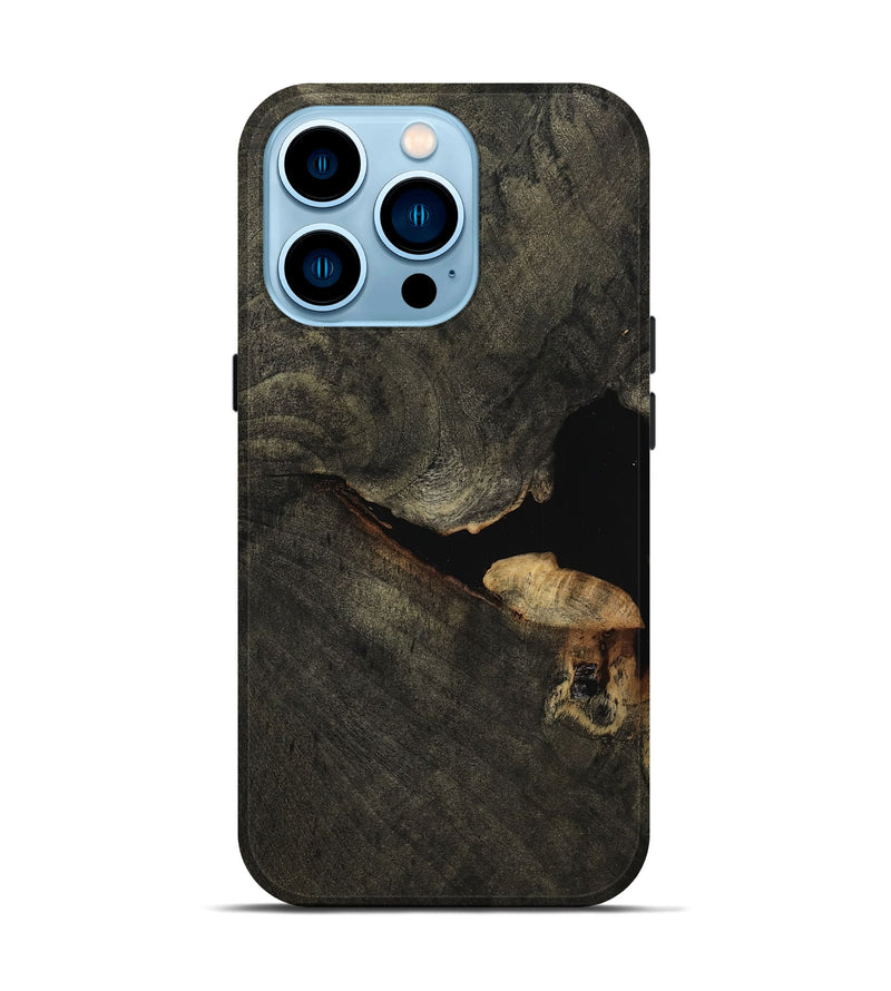 iPhone 14 Pro Wood Live Edge Phone Case - Mervin (Wood Burl, 799664)