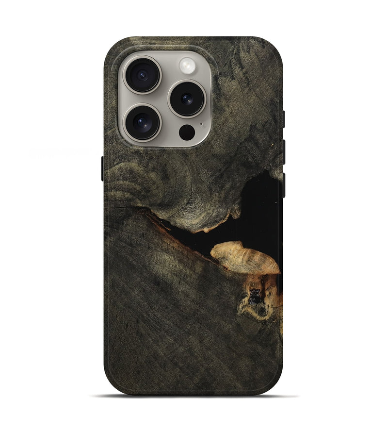 iPhone 16 Pro Wood Live Edge Phone Case - Mervin (Wood Burl, 799664)