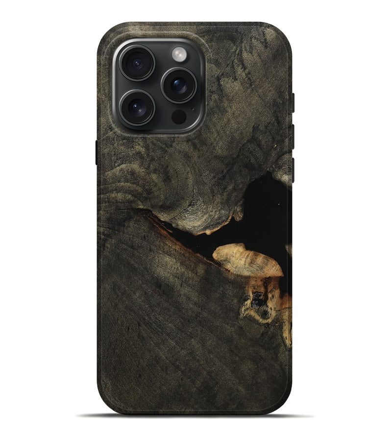 iPhone 16 Pro Max Wood Live Edge Phone Case - Mervin (Wood Burl, 799664)