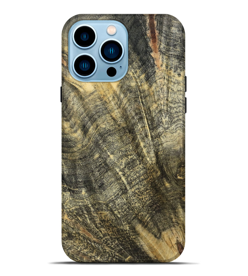 iPhone 14 Pro Max Wood Live Edge Phone Case - Everly (Wood Burl, 799665)