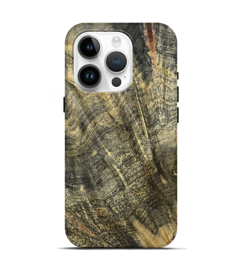 iPhone 15 Pro Wood Live Edge Phone Case - Everly (Wood Burl, 799665)