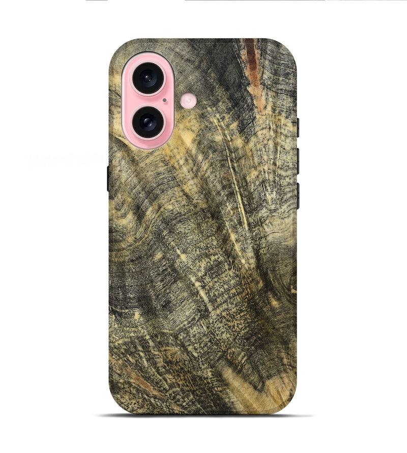 iPhone 16 Wood Live Edge Phone Case - Everly (Wood Burl, 799665)