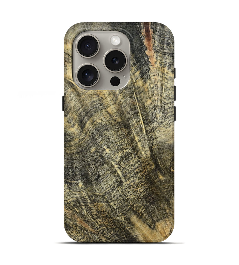 iPhone 16 Pro Wood Live Edge Phone Case - Everly (Wood Burl, 799665)