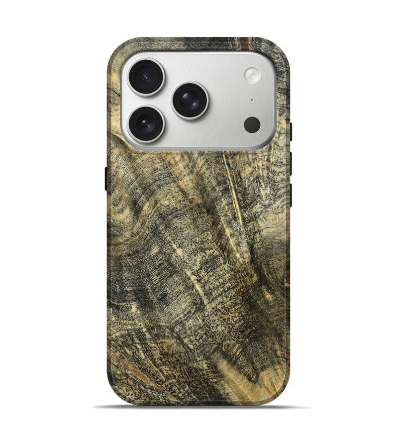 iPhone 17 Pro Wood Live Edge Phone Case - Everly (Wood Burl, 799665)