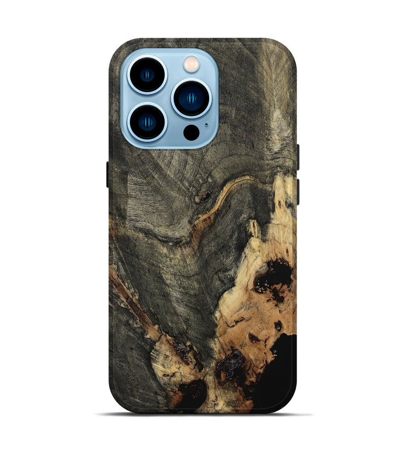iPhone 14 Pro Wood Live Edge Phone Case - Ronin (Wood Burl, 799666)