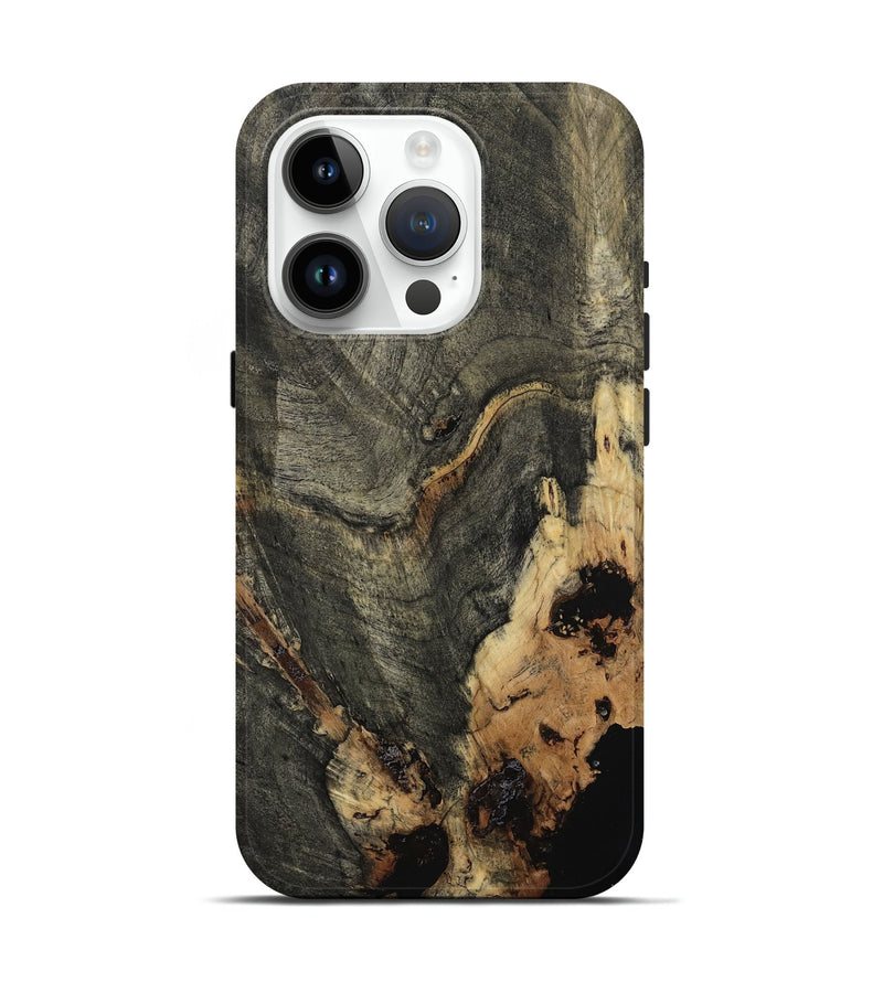 iPhone 15 Pro Wood Live Edge Phone Case - Ronin (Wood Burl, 799666)