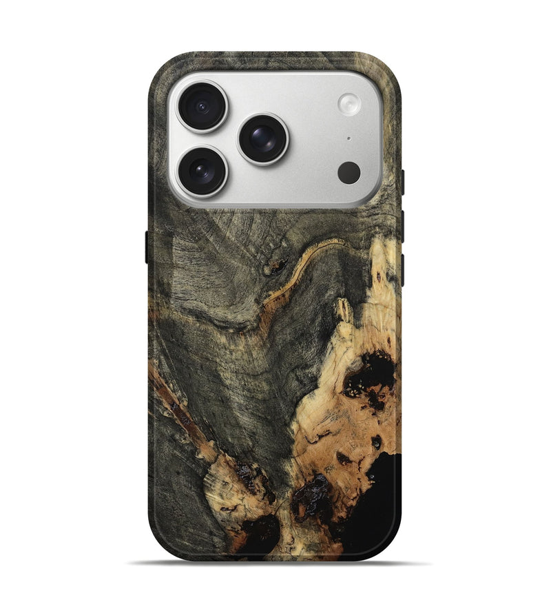 iPhone 17 Pro Wood Live Edge Phone Case - Ronin (Wood Burl, 799666)