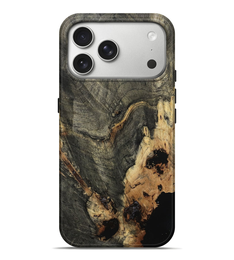 iPhone 17 Pro Max Wood Live Edge Phone Case - Ronin (Wood Burl, 799666)