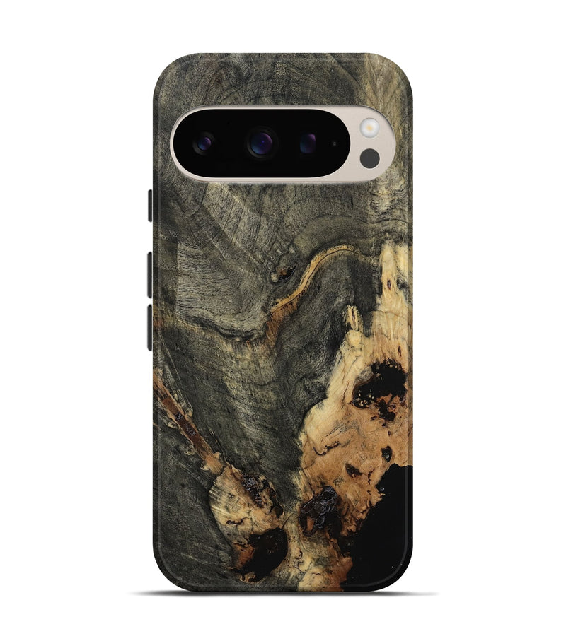Pixel 9 Pro Wood Live Edge Phone Case - Ronin (Wood Burl, 799666)