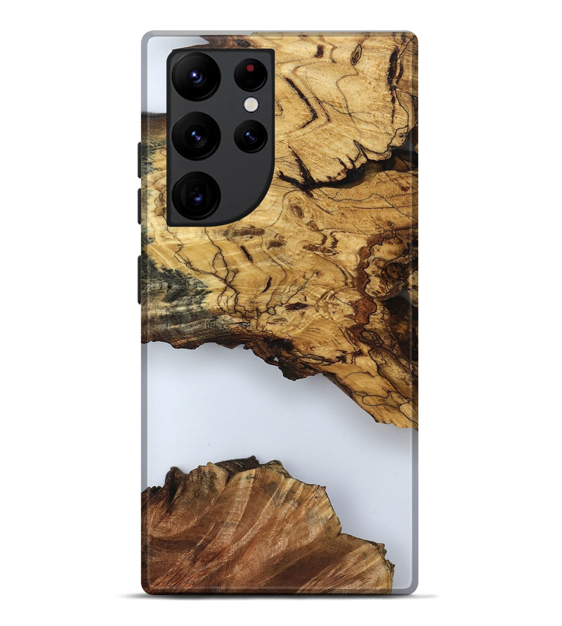 Galaxy S22 Ultra Wood Live Edge Phone Case - Zaire (Clear, 799667)