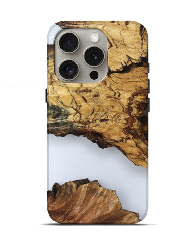 iPhone 16 Pro Wood Live Edge Phone Case - Zaire (Clear, 799667)
