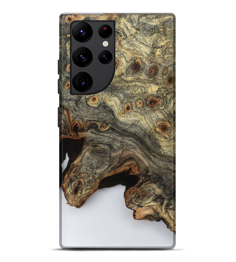 Galaxy S22 Ultra Wood Live Edge Phone Case - Millie (Clear, 799668)