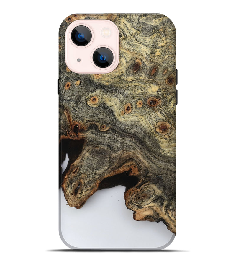 iPhone 14 Plus Wood Live Edge Phone Case - Millie (Clear, 799668)