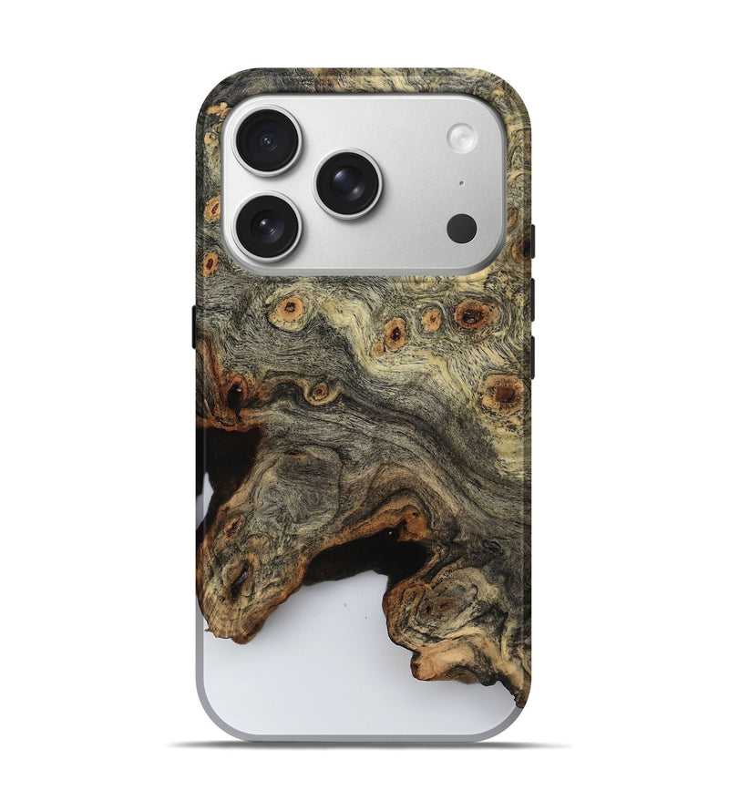 iPhone 17 Pro Wood Live Edge Phone Case - Millie (Clear, 799668)