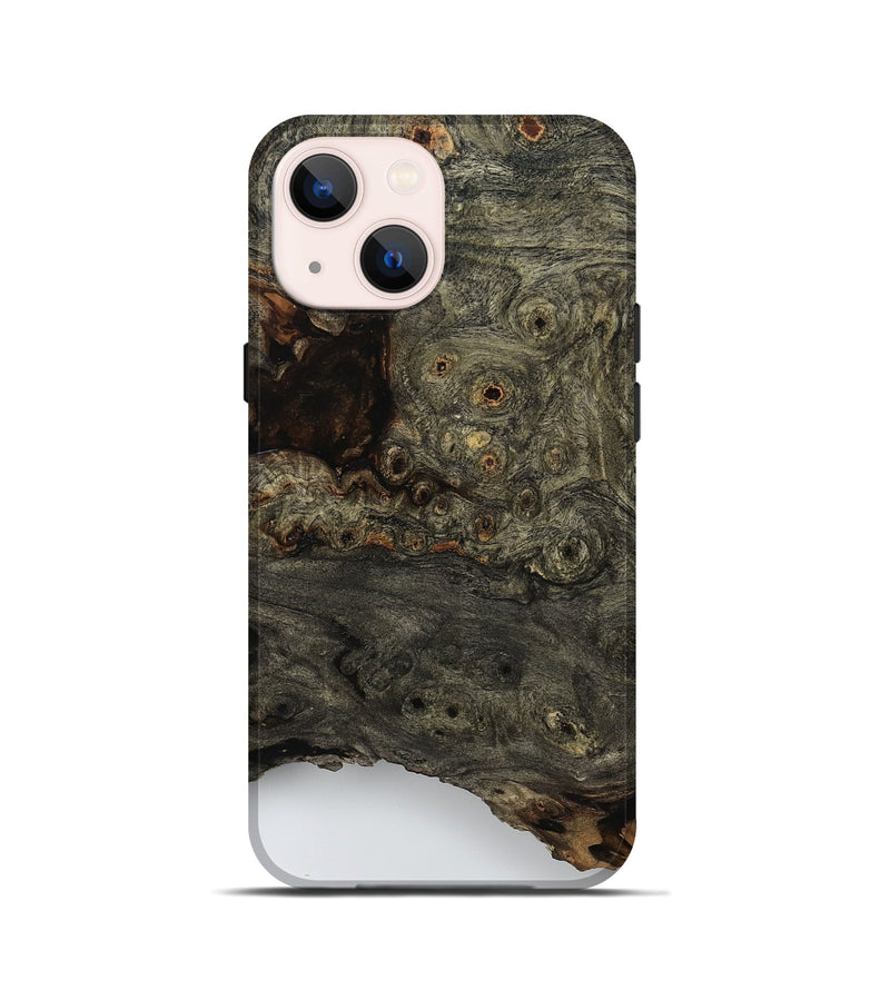 iPhone 13 mini Wood Live Edge Phone Case - Reece (Clear, 799669)