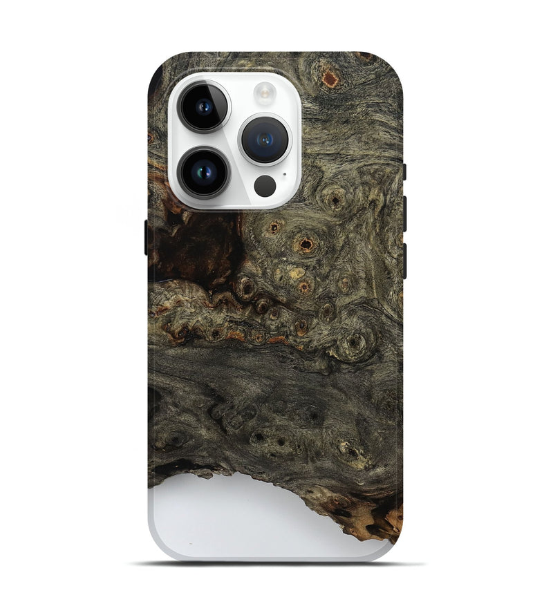 iPhone 15 Pro Wood Live Edge Phone Case - Reece (Clear, 799669)