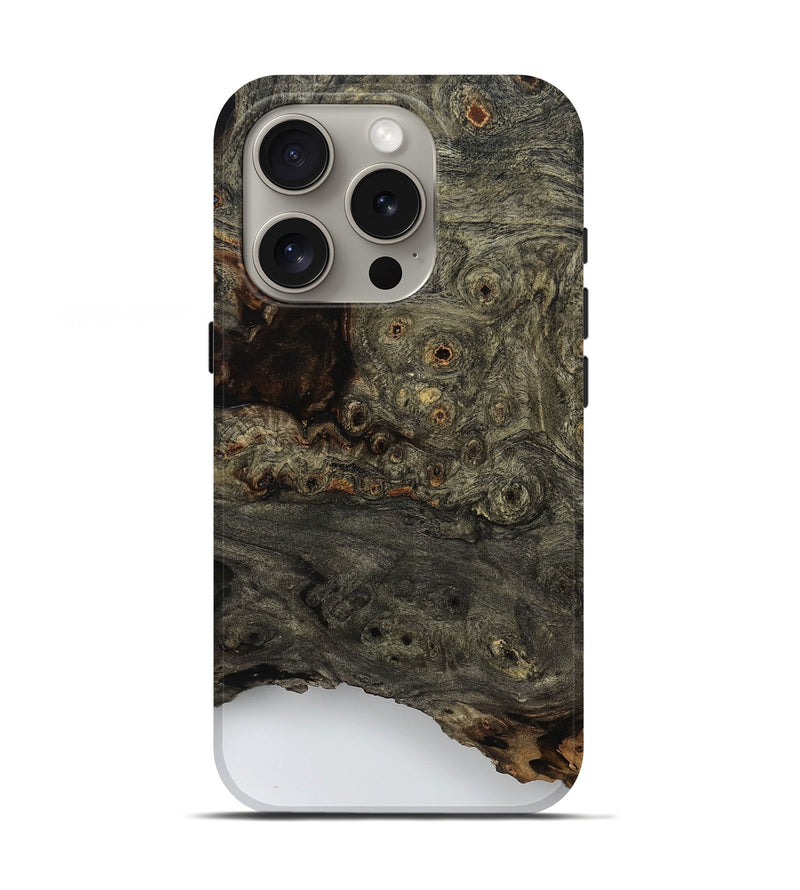 iPhone 16 Pro Wood Live Edge Phone Case - Reece (Clear, 799669)