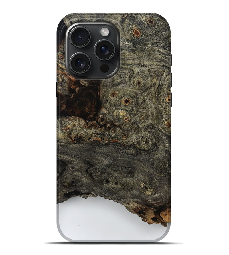iPhone 16 Pro Max Wood Live Edge Phone Case - Reece (Clear, 799669)