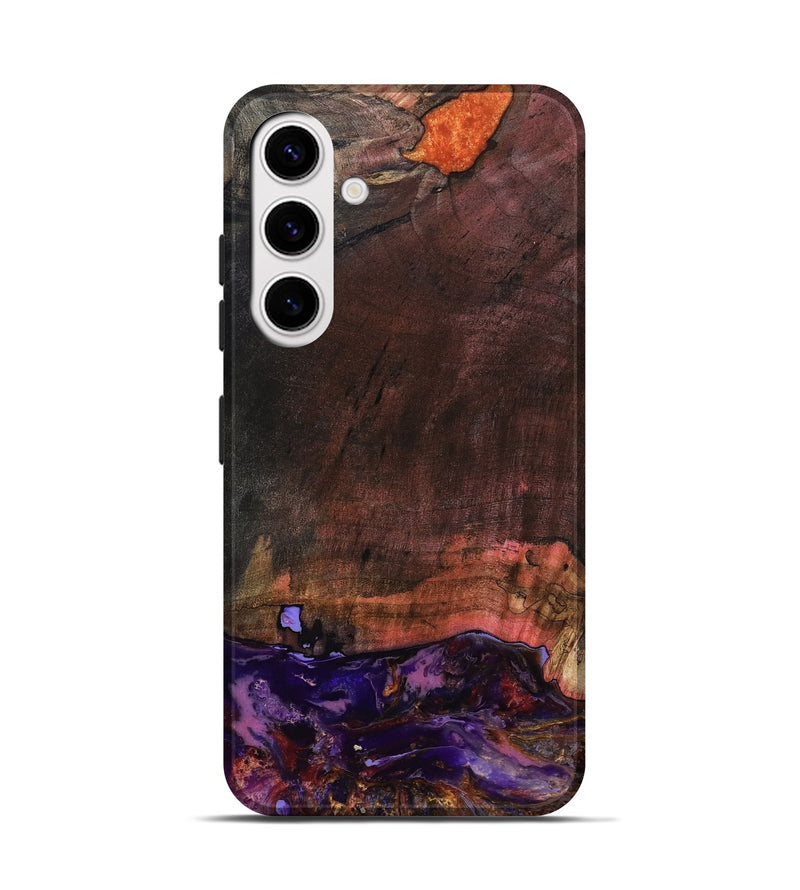 Galaxy S25 Wood Live Edge Phone Case - Israel (Red, 799670)