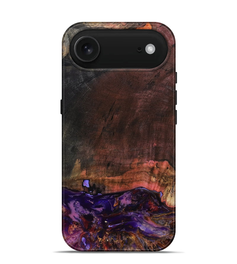 iPhone 17 Air Wood Live Edge Phone Case - Israel (Red, 799670)