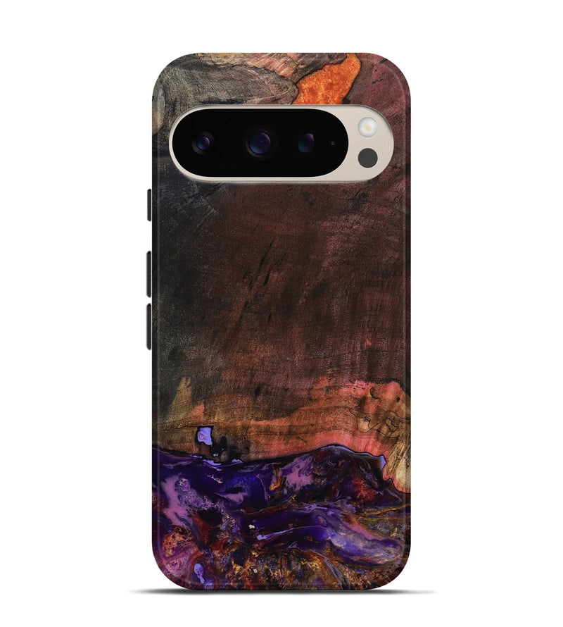Pixel 9 Pro Wood Live Edge Phone Case - Israel (Red, 799670)