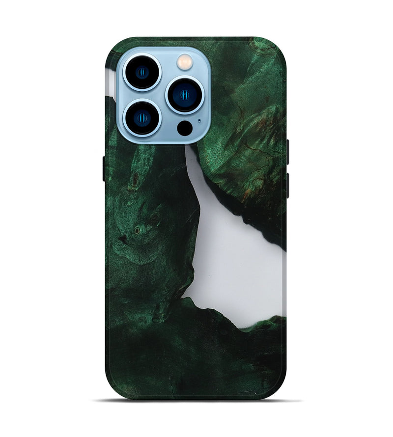 iPhone 14 Pro Wood Live Edge Phone Case - Zayn (Clear, 799671)