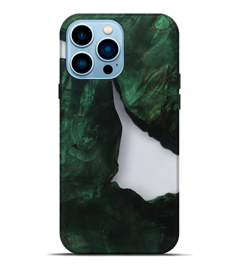 iPhone 14 Pro Max Wood Live Edge Phone Case - Zayn (Clear, 799671)