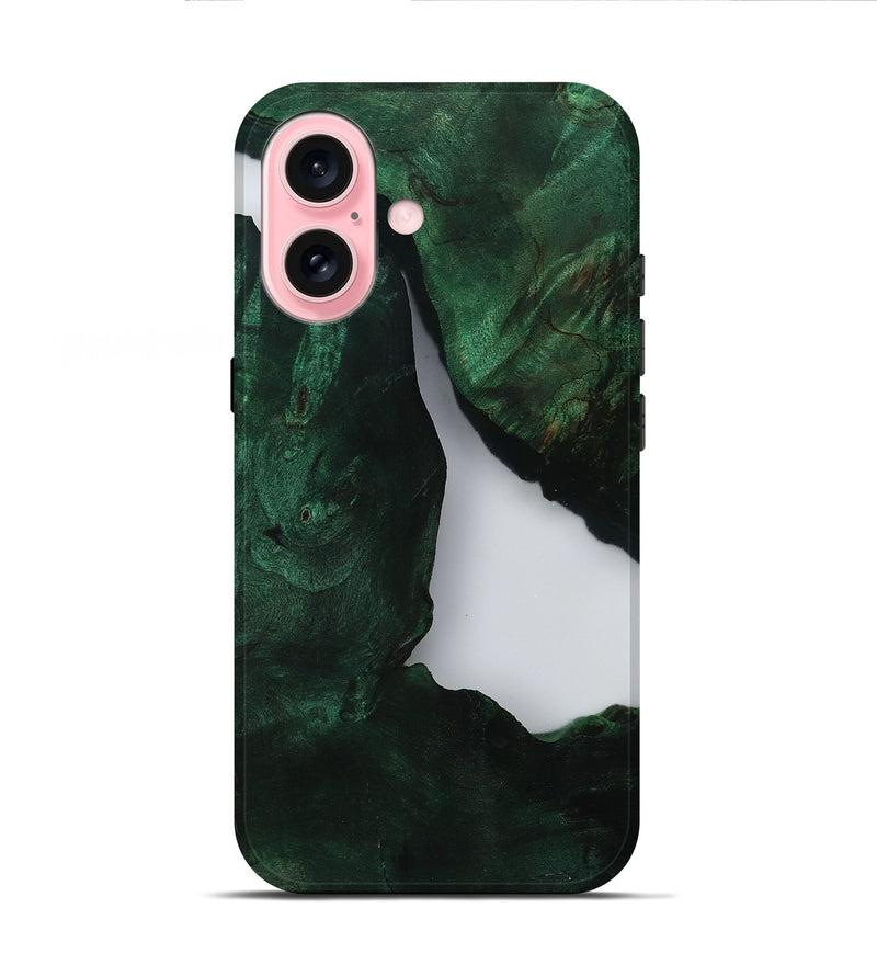 iPhone 16 Wood Live Edge Phone Case - Zayn (Clear, 799671)