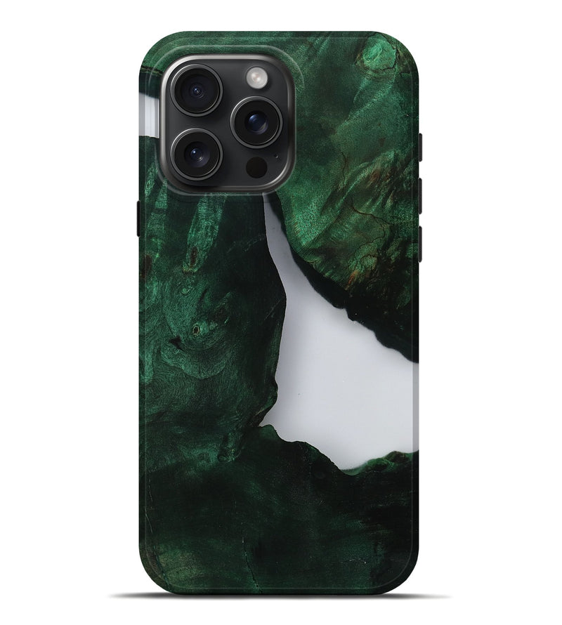 iPhone 16 Pro Max Wood Live Edge Phone Case - Zayn (Clear, 799671)