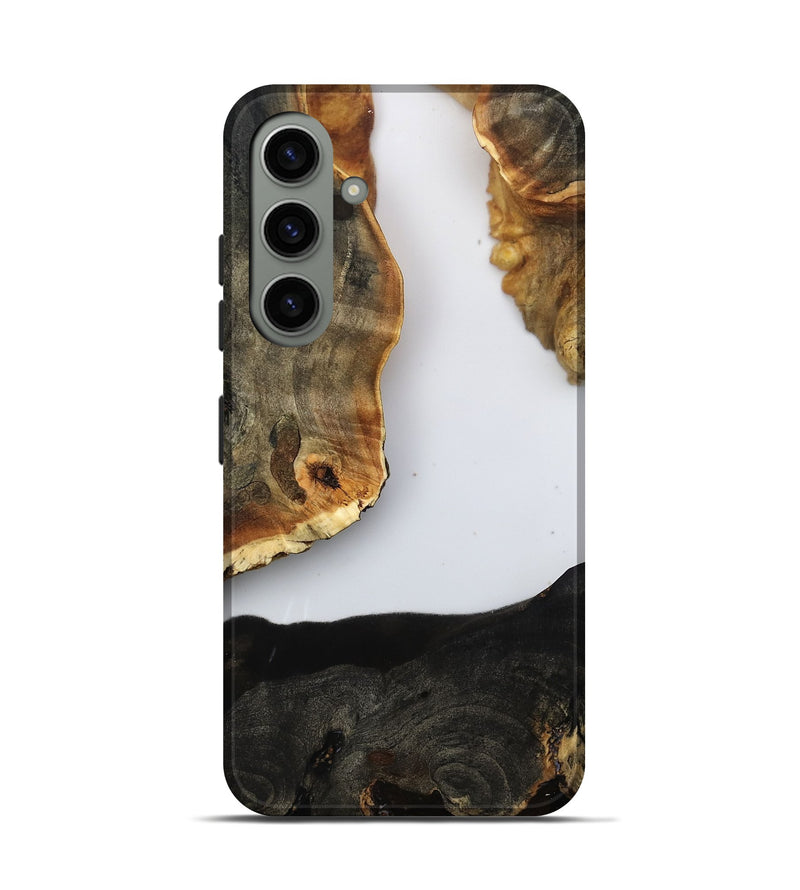 Galaxy S24 Wood Live Edge Phone Case - Dana (Clear, 799672)