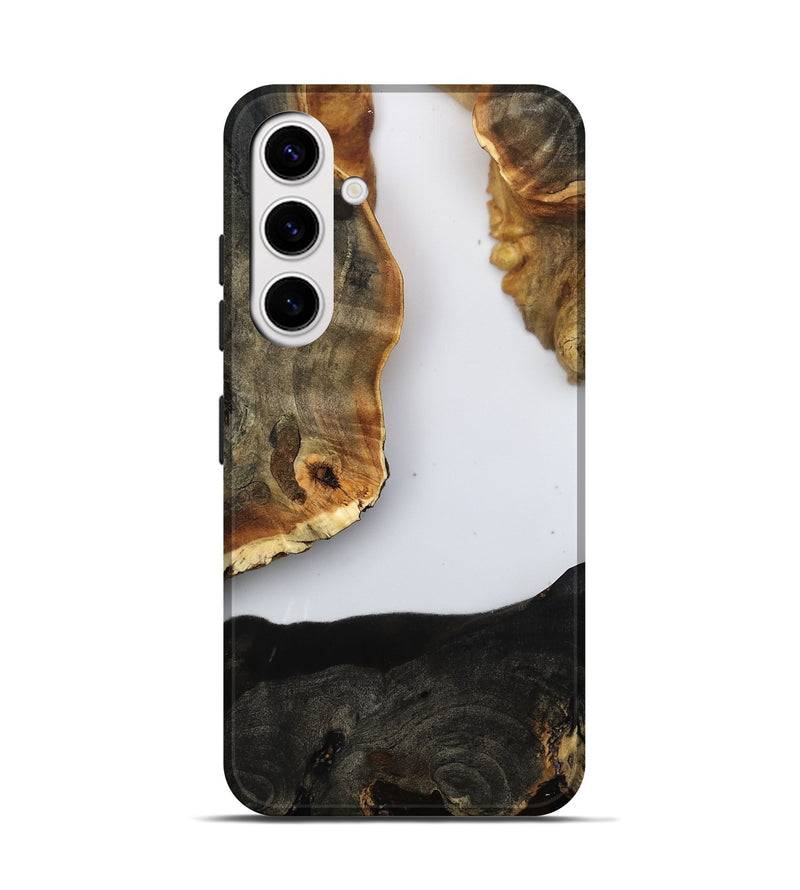 Galaxy S25 Wood Live Edge Phone Case - Dana (Clear, 799672)