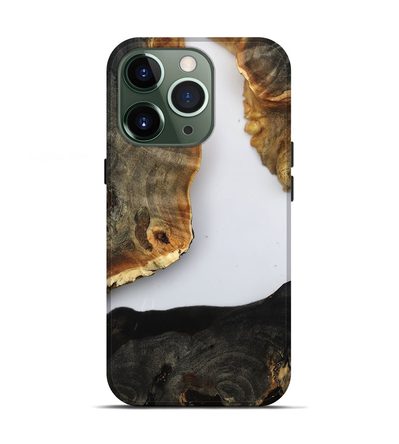 iPhone 13 Pro Wood Live Edge Phone Case - Dana (Clear, 799672)
