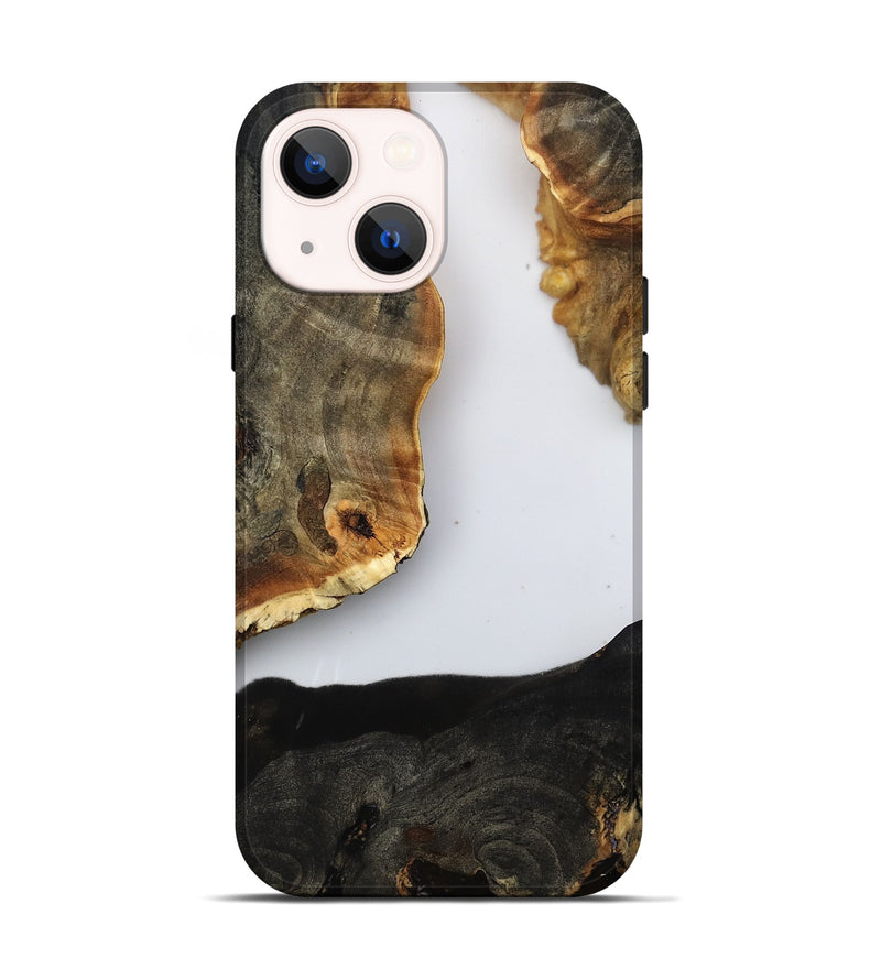 iPhone 14 Wood Live Edge Phone Case - Dana (Clear, 799672)