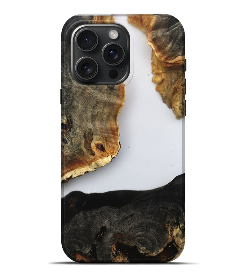 iPhone 16 Pro Max Wood Live Edge Phone Case - Dana (Clear, 799672)