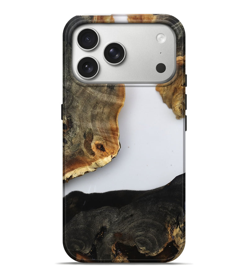 iPhone 17 Pro Max Wood Live Edge Phone Case - Dana (Clear, 799672)