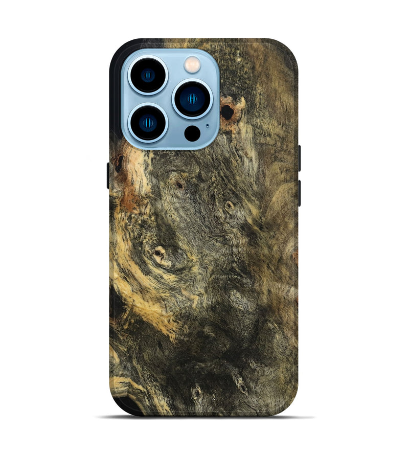 iPhone 14 Pro Wood Live Edge Phone Case - Katina (Wood Burl, 799673)