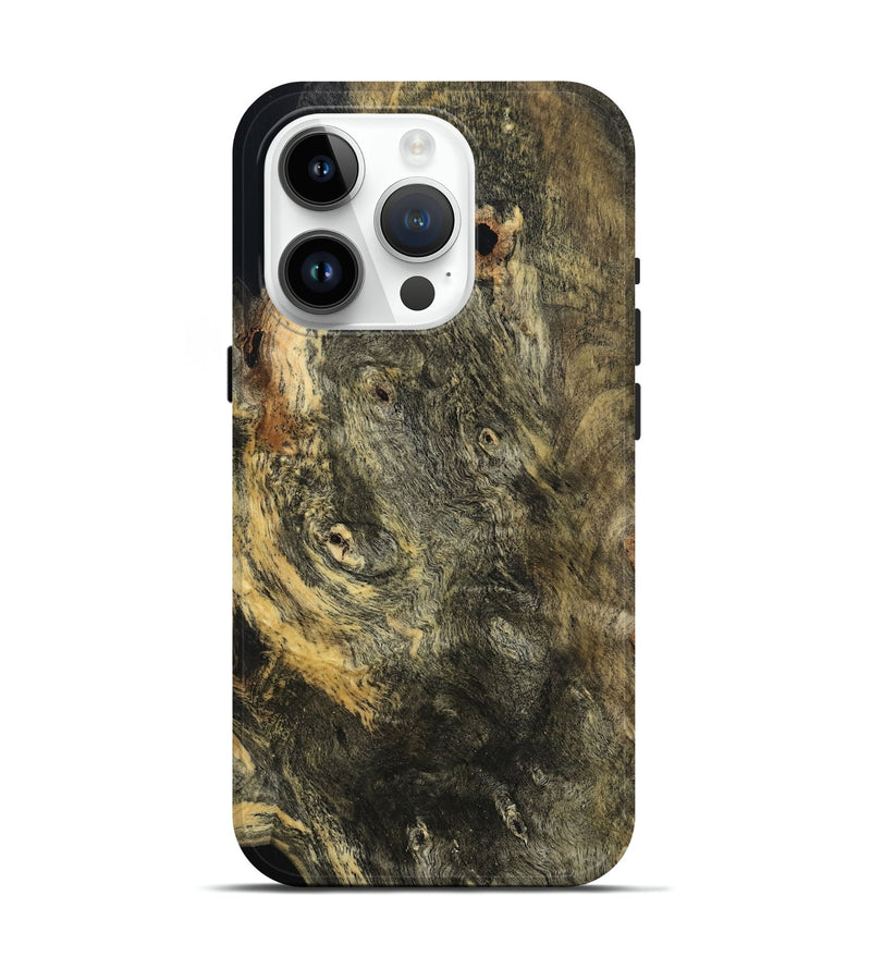 iPhone 15 Pro Wood Live Edge Phone Case - Katina (Wood Burl, 799673)