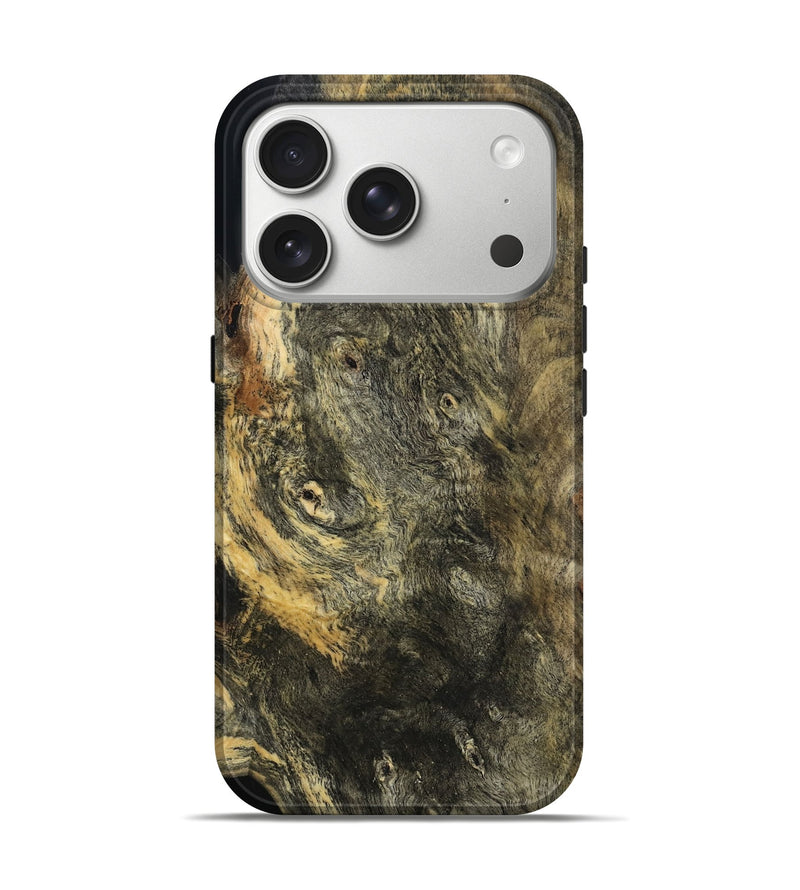 iPhone 17 Pro Wood Live Edge Phone Case - Katina (Wood Burl, 799673)