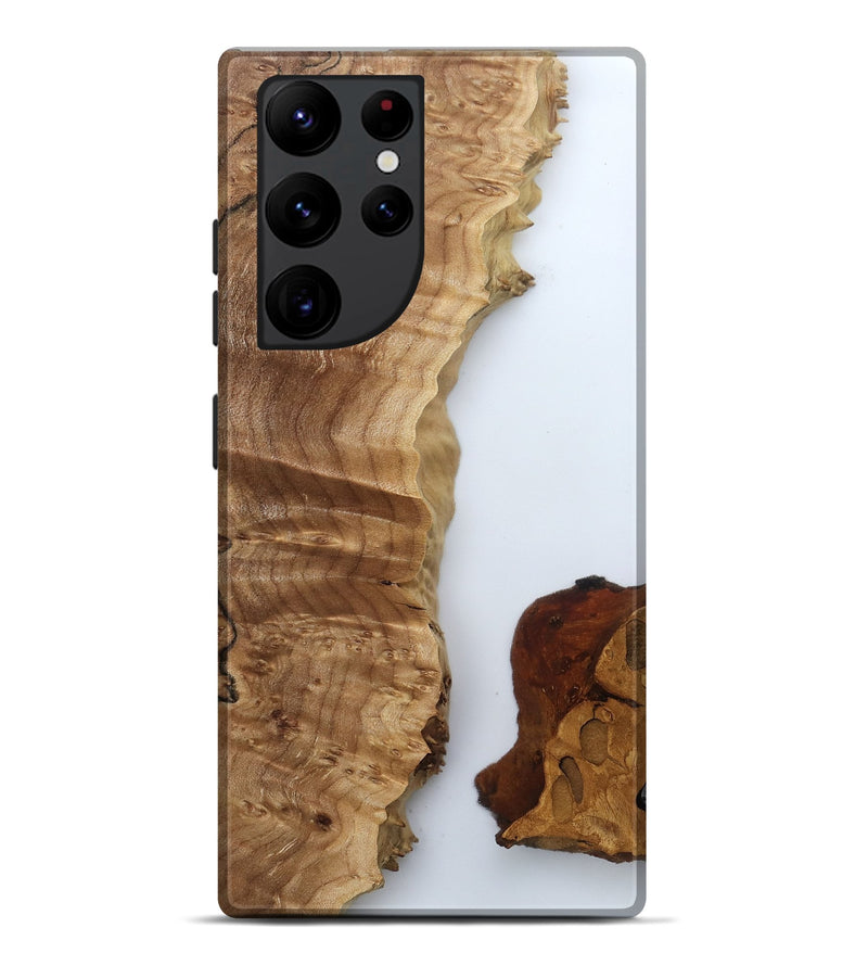 Galaxy S22 Ultra Wood Live Edge Phone Case - Marty (Clear, 799674)