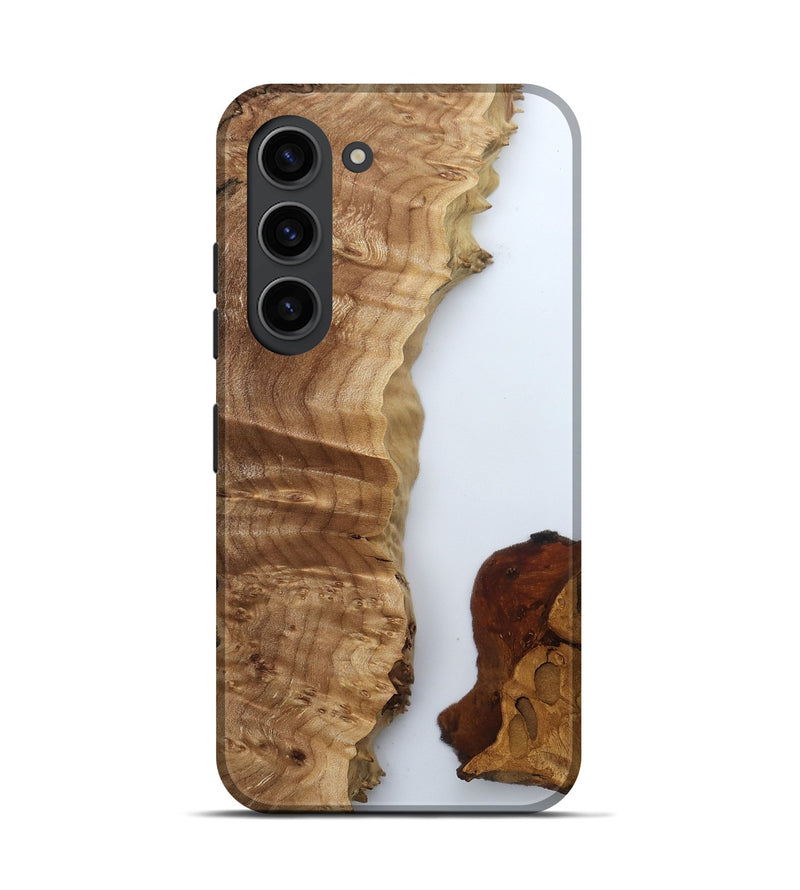 Galaxy S23 Wood Live Edge Phone Case - Marty (Clear, 799674)