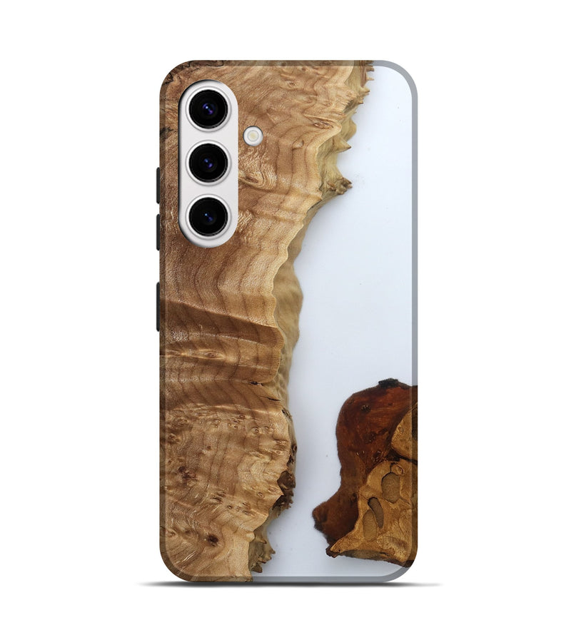 Galaxy S25 Wood Live Edge Phone Case - Marty (Clear, 799674)
