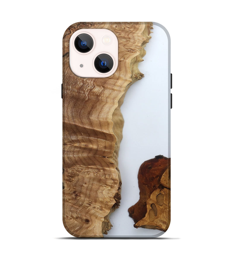 iPhone 14 Wood Live Edge Phone Case - Marty (Clear, 799674)