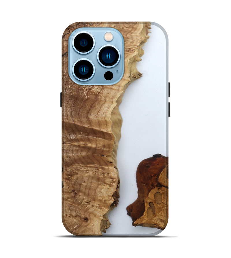 iPhone 14 Pro Wood Live Edge Phone Case - Marty (Clear, 799674)